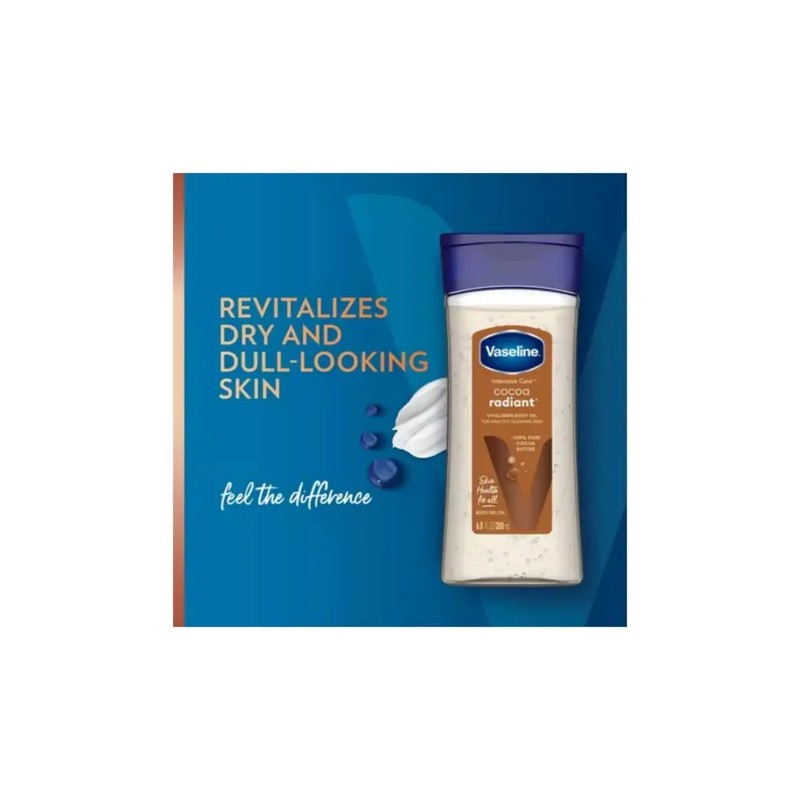Vaseline Cocoa Radiant Body Oil Humectante Corporal 200ml