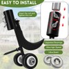 OFFCUP Crevice Weeding Tools with Wheels, 2 in 1 Sidewalk