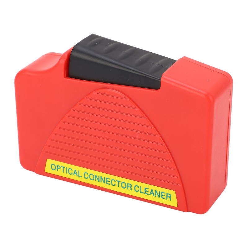 Red Optical Fiber Cleaning Box Compact Lightweight SC FC LC