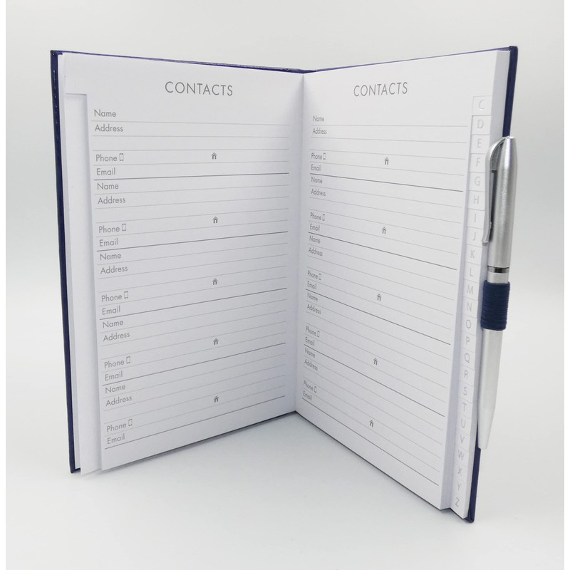 Sixstore A to Z Telephone A5 Address Book A-Z Index