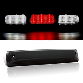 AmeriLite for 2015-2018 Chevy Colorado GMC Canyon Full LED Smoke 3rd Brake Lamp High Mount Stop Light Assembly