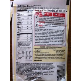 Gladiola Mexican Style Cornbread Mix 6 Oz. (Pack of 3)