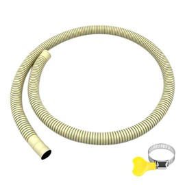 Drain Hose, Condensate Hose, Sewage Hose, Air Conditioning Hose, Condensation Hose, Climate Hose, Drain Hose with Clamp for Air Conditioners, Washing Machine