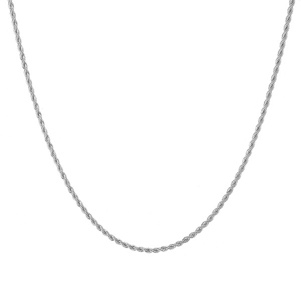 HSWYFCJY chain men stainless steel cord chain 4 mm twist