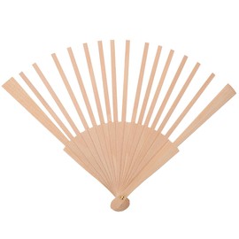 NUOBESTY Wooden Fan Bones FoldableFan Frame for DIY Fan Making Kit