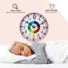 Kiddus Children's Wall Clock Analogue Time Teacher with Time Learning