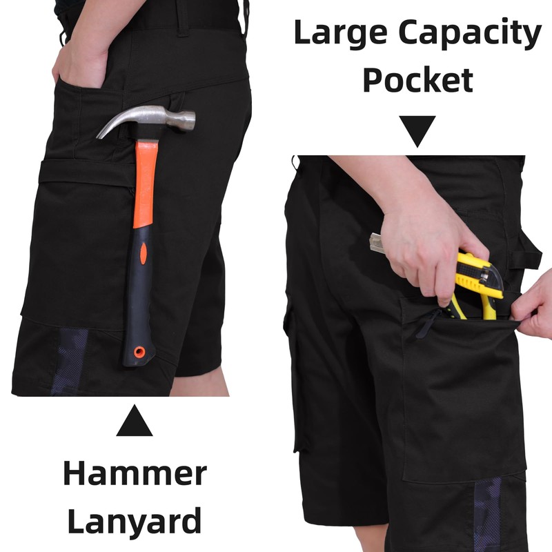 WORK IDEA Work Shorts for Men, High Quality Shorts for