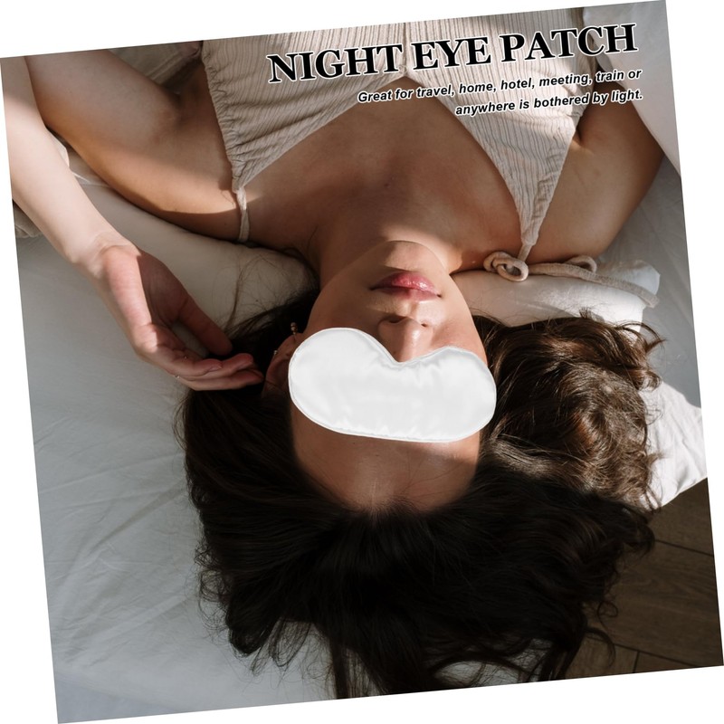 NOLITOY 1Pc Silk Sleeping Eye Mask Comfortable Breathable Blindfold for