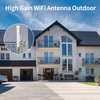 Nelawya WiFi Antenna Dual Band 2.4GHz 5GHz 5.8GHz 8dBi RP-SMA