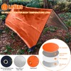 E EASTSTORM 7×5ft Heavy Emergency Blanket,Thickened Bivvy Bag Survival Rescue