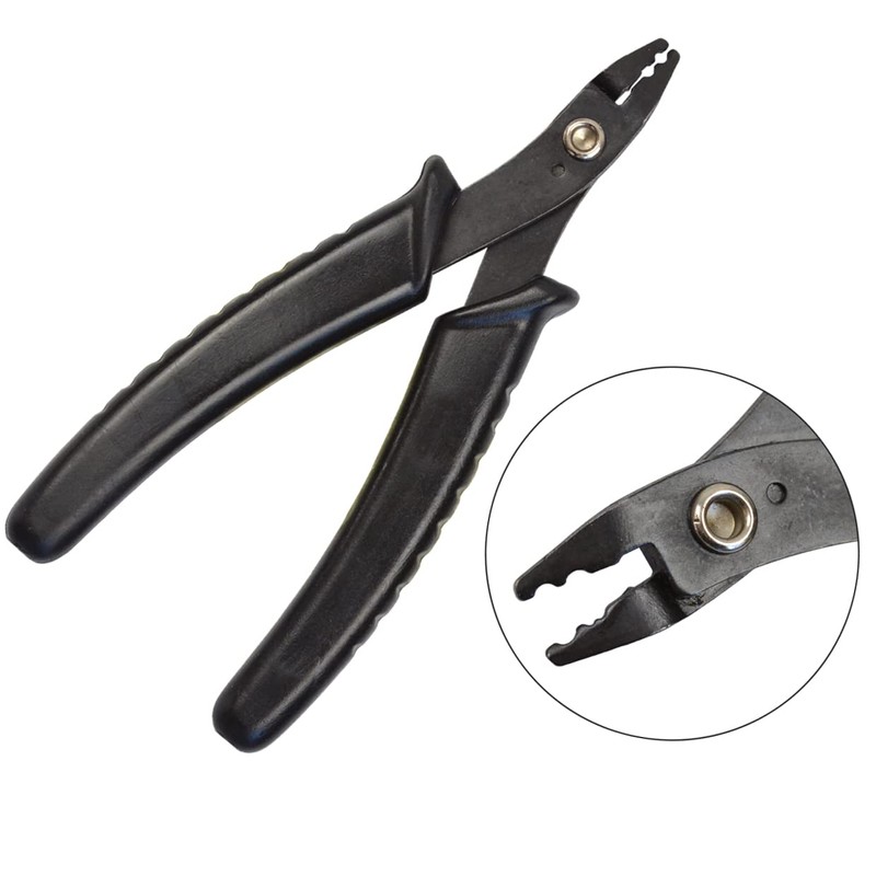 Professional Hair Pliers Crimping Plier for Beading Micro Nano Ring