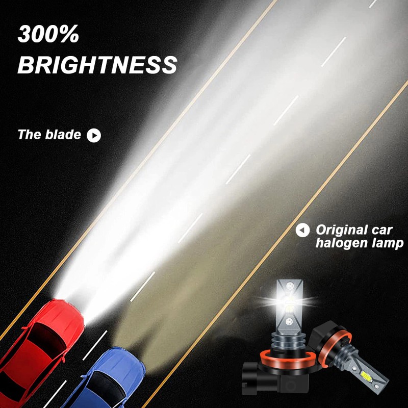 SHENKENUO LED Headlight Hi-Lo BEAM+Fog Bulbs For Volvo VNL VNM