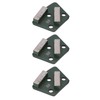 ANKROYU 3PCS Diamond Grinding Shoes, Trapezoid Concrete Grinder with 2