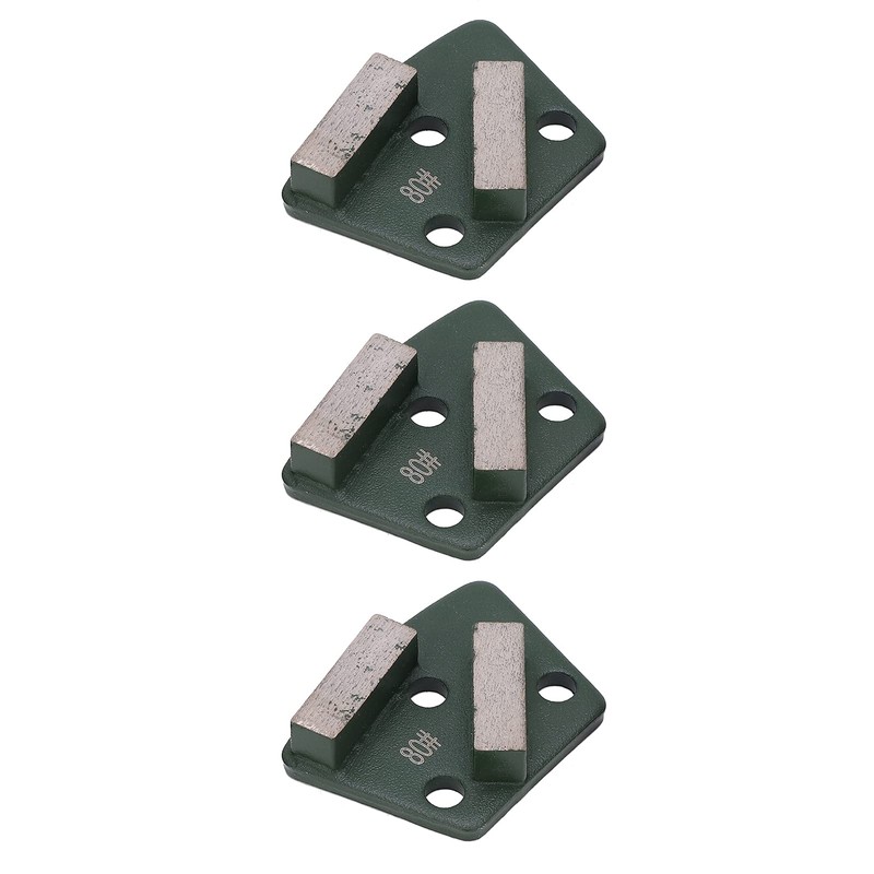 ANKROYU 3PCS Diamond Grinding Shoes, Trapezoid Concrete Grinder with 2