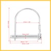 BULLSPANN Safety Coupler Pin Bicycle Arch D Shape Trailer Shaft