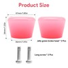 zhongko 2 Pcs Roller Skates Brake Stopper, Quad Skate Toe