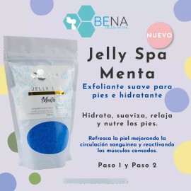 BENA Jelly Spa Pedicure Sales Minerales Exfoliantes Menta Benac