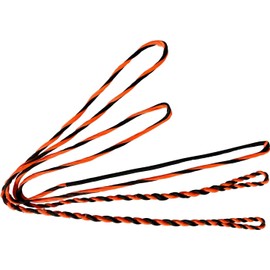 DEERACE D97 Flemish Fast Flight Bow String Replacement Bowstring for Traditional Longbow Recurve Bow (AMO 68" (Bow Length), Orange)
