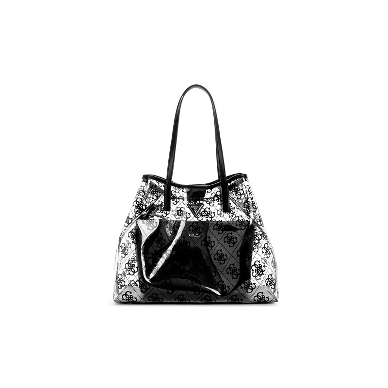 GUESS Tuana Large Tote, Black Logo