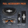 ToolFreak Spoggles Safety Glasses & Protective Goggles Combination Clear Lens