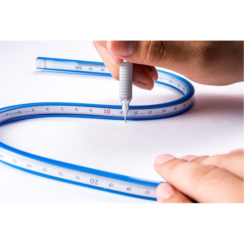 Staedtler 971 65-40 Free Curve Ruler with Scale Mars, 15.7