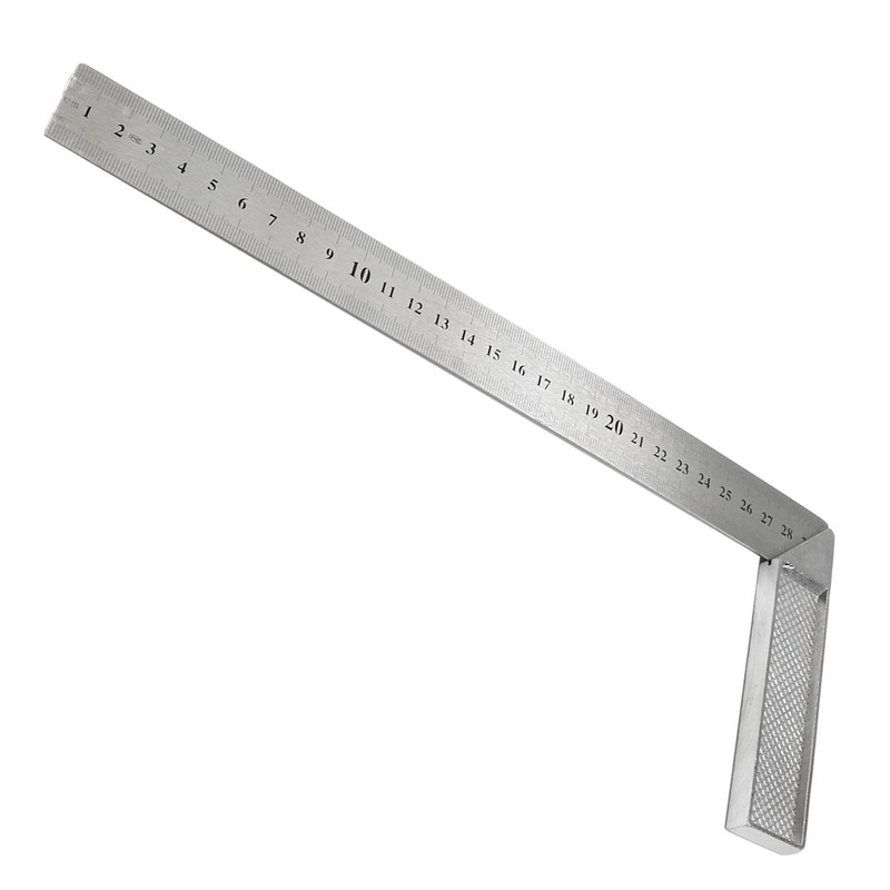 Auniwaig 300mm Stainless Steel Metric Framing L Square Right 90