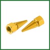 Motoforti 4pcs Gold Tone Car Spike Wheel Tyre Tire Valve