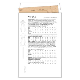 Vogue V1950A5 Misses' Dress by Badgley Mischka A5(6-8-10-12-14)