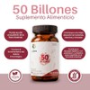 Probióticos y Prebióticos Simbióticos 50 Billones UFC, 10 Cepas BIOFLORA