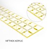 KEARING Quilting Ruler, Non-Slip Acrylic Sewing Ruler for Cutting Fabric,