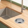 Antrader Drop-in Trash Chute,1Pcs Kitchen Counter Trash Chute Counter Top