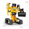 Dakott STEM Mechanical Transmission Engineering Building Toy, 2in1 Excavator &