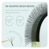 ANNAFRIS Eyelash Extension 2Tips 4D WW Lash Extension 0.07 L
