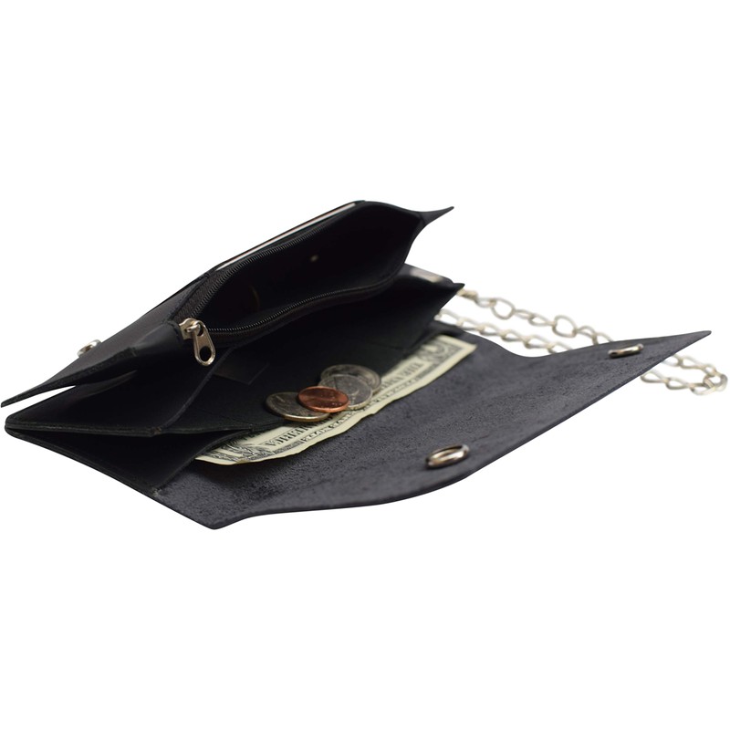 Marshal Trucker Genuine Leather Large Chain Wallet