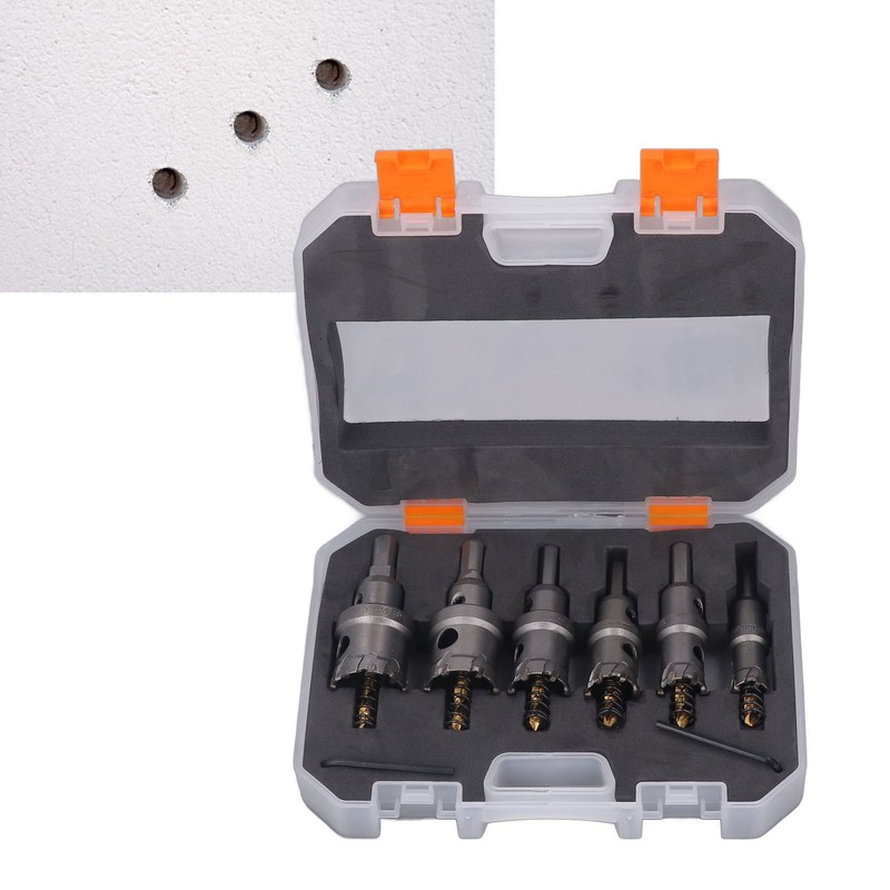 6PCS Set Carbide Hole Saw Kit 16 to 32mm TCT