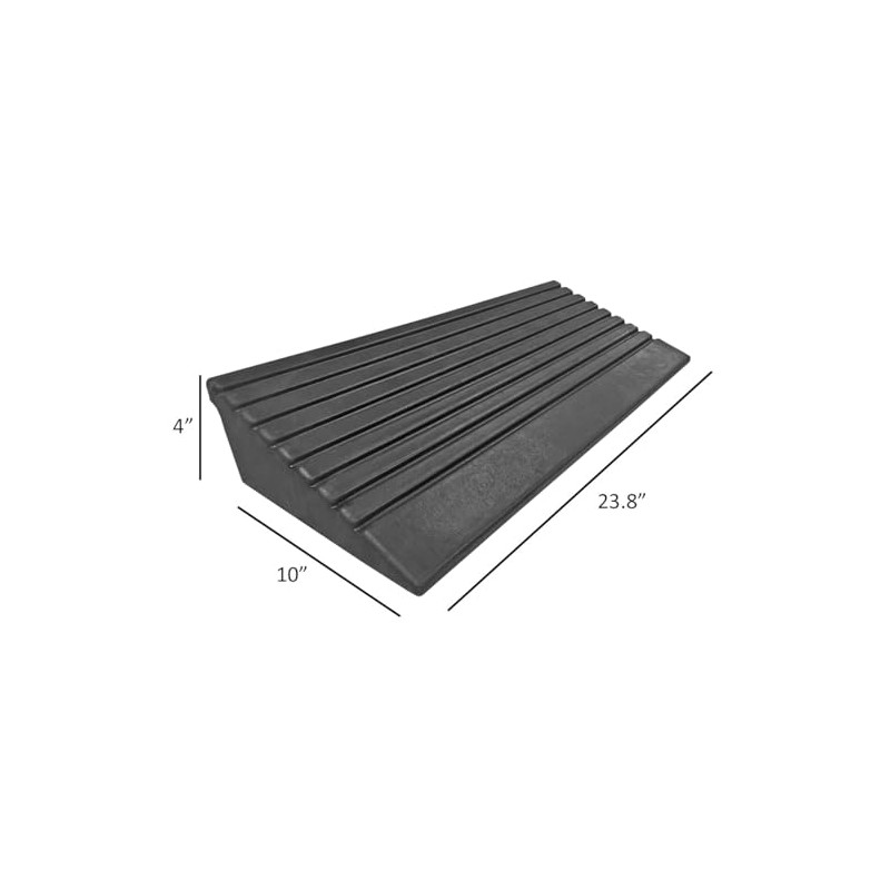 Electriduct 5 Ton 4 Inch Rubber Curb Ramp 2 Feet
