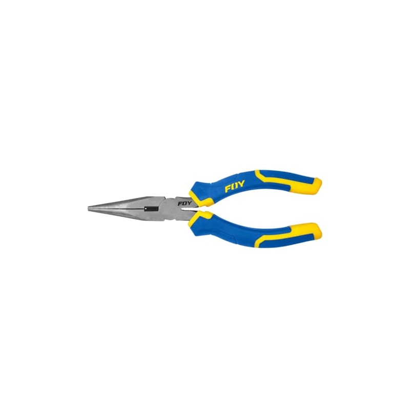 Foy PE8PL Pinza para electricista con mango bimaterial de 8"
