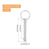 sourcing map 4Pcs 9.5mmx61mm Quick Release Pins, 316 Stainless Steel