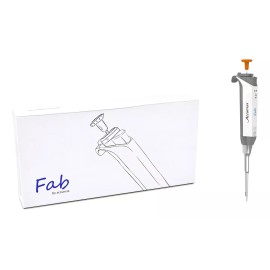 ACCUMAX - KABLA Micropipeta 1 Canal, Volumen Variable 2 - 20µl - Accumax Fab Color Naranja