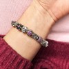 Quiges 925 Sterling Silver 3D Wreath of Circles Intermediate Element