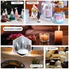 Niceme Snow Pearled Candles - 12Oz Customized Powdered Candle Sand
