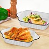 Hioph Lasagna Baking Dish, Set of 2 Ceramic Baking Dishes,