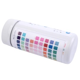 ieron 9 in 1 Water Quality Test Strips 100 Pieces Test Paper for Aquarium Testing Iron Copper Nitrite, Chlorine, Total Hardness, Total Alkalinity