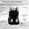 725-06153A Starter Solenoid Relay for Riding Lawn Mower, 12V Relay