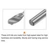 sourcing map 10pcs Extra Long Drill Bits, 2mm HSS Drill