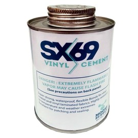 Moose Supply SX-69 Vinyl Cement Glue - 8 Ounce Can - Industrial Quality Adhesive and Comparable Strength to HH-66