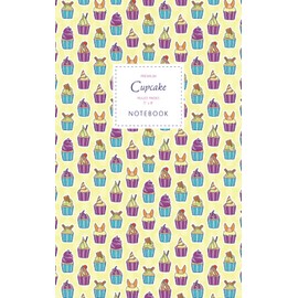 Cupcake Notebook - Ruled Pages - 5x8 - Premium (Lemon)