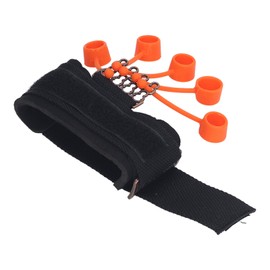 Finger Strengthener Improve Flexibility Hand Grip Strength Trainer with 5 Replace Rings 75lbs