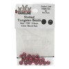 Hareline Slotted Tungsten Beads #21 7/32'' (5.56mm) Blood Red