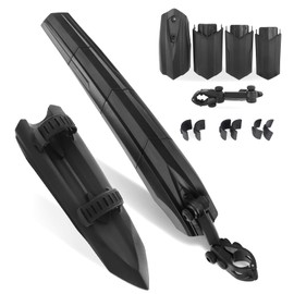 Meghna Bicycle Mudguard Universal Quick Disassembly Bicycle Mudguard, Mountain Bike, MTB Mudguard to Protect Against Splash Water and Dirt (Front + Rear Combination)